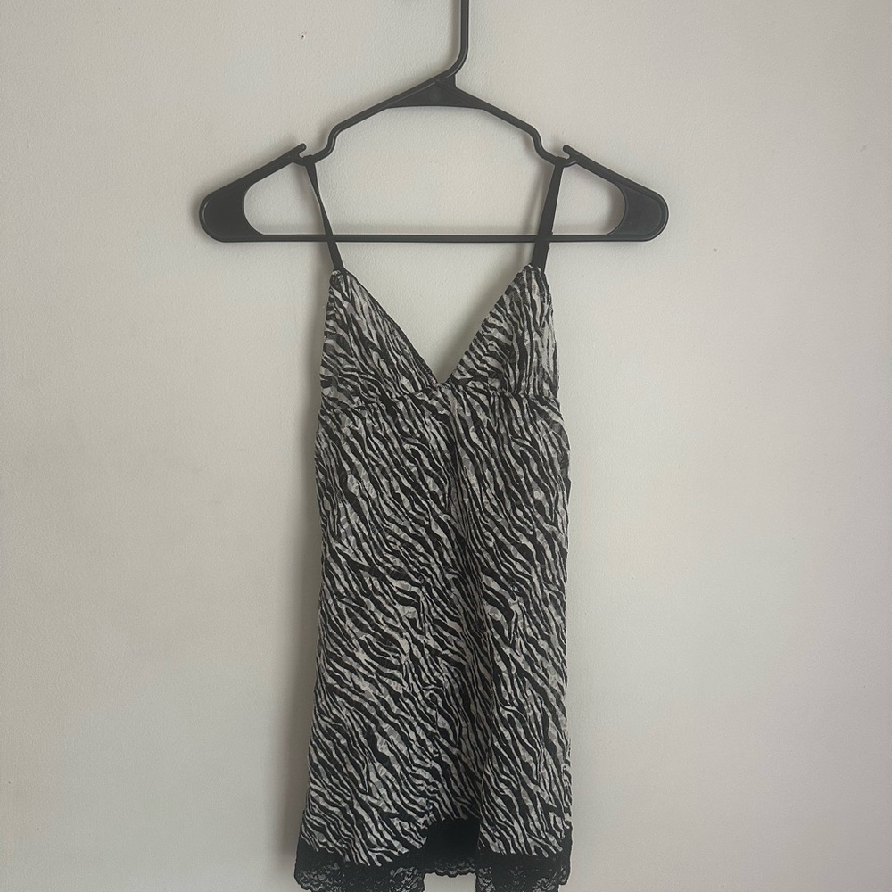 Victoria's Secret Black and White Patterned Dress